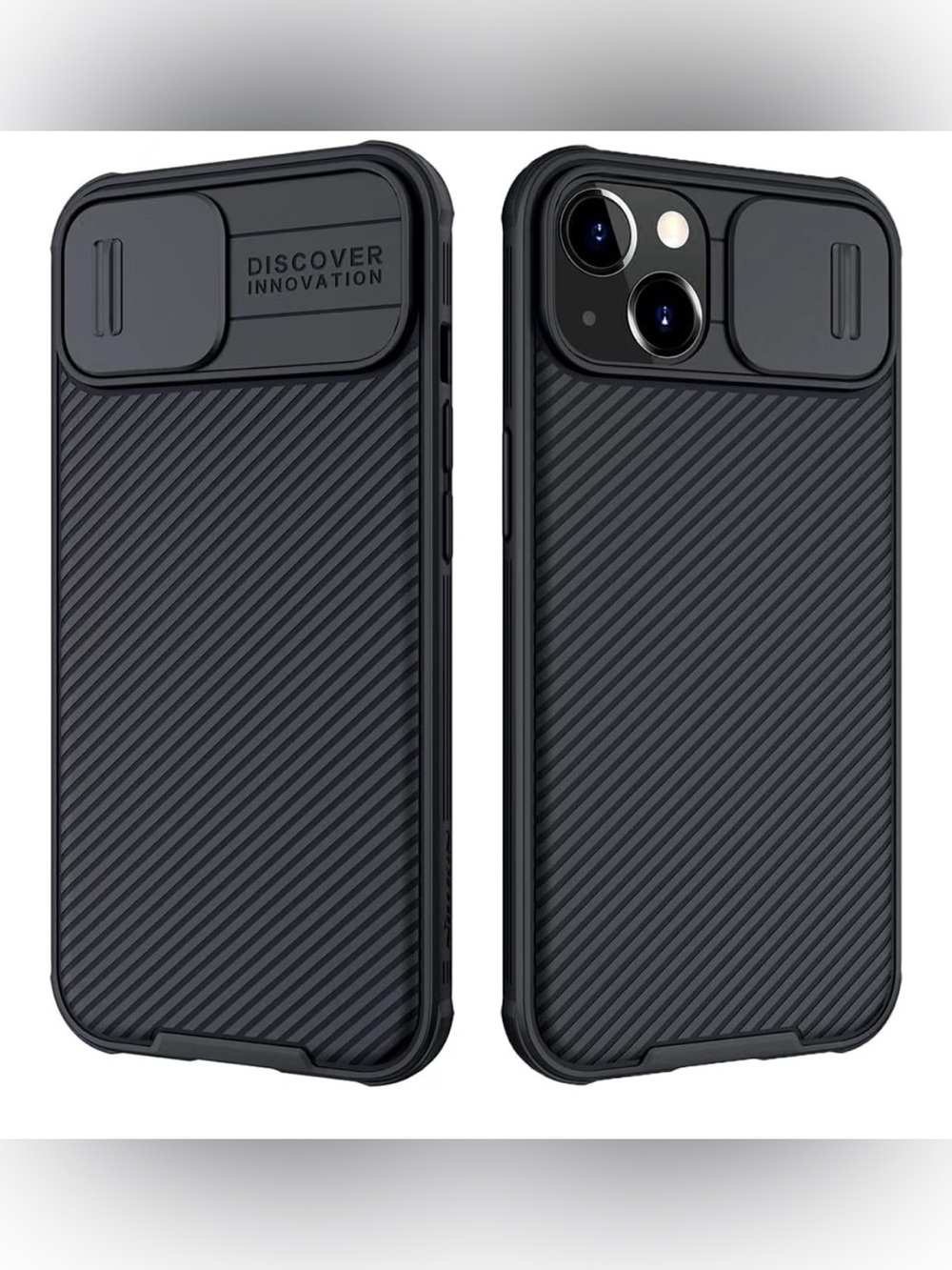 Mangix iPhone 13 case with camera cover Black NWT